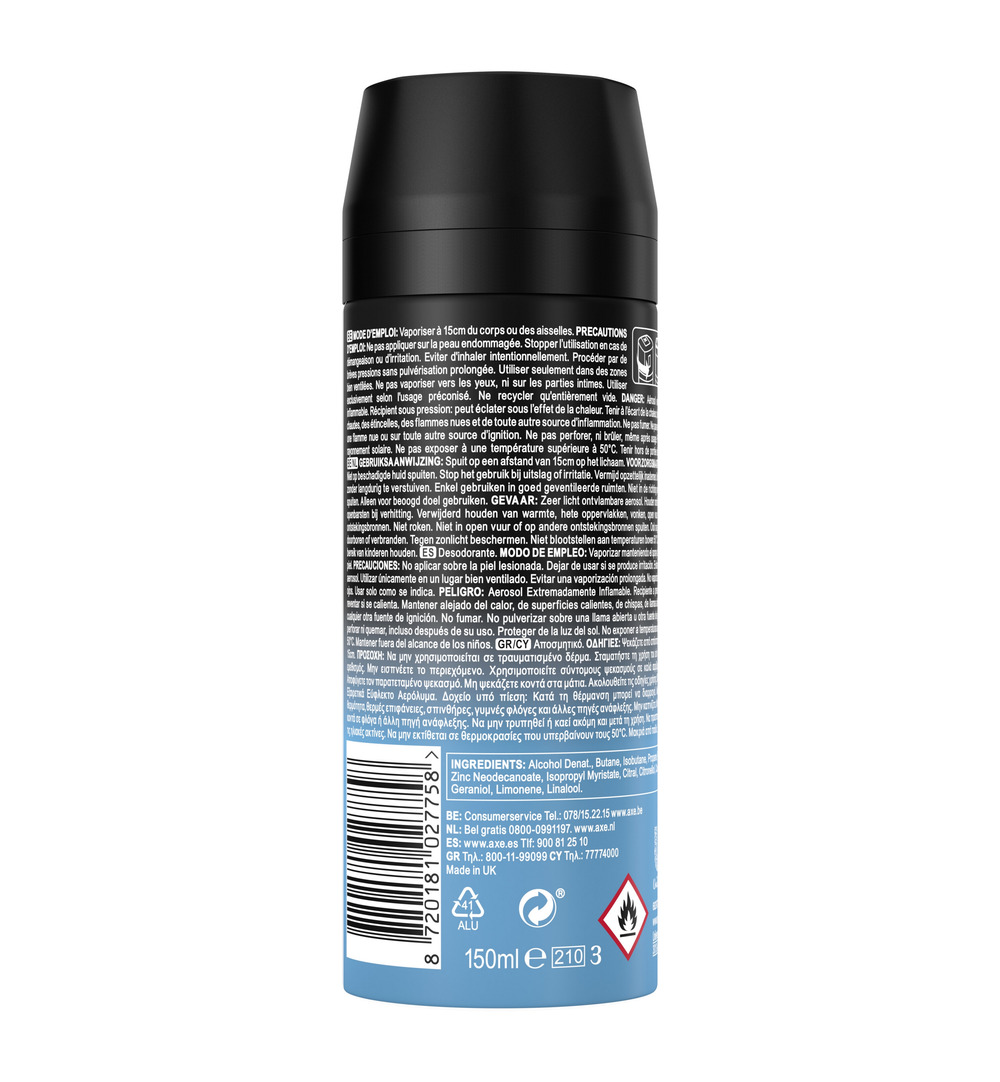 Axe Deodorant bodyspray ice chill (150 ml) - image 2