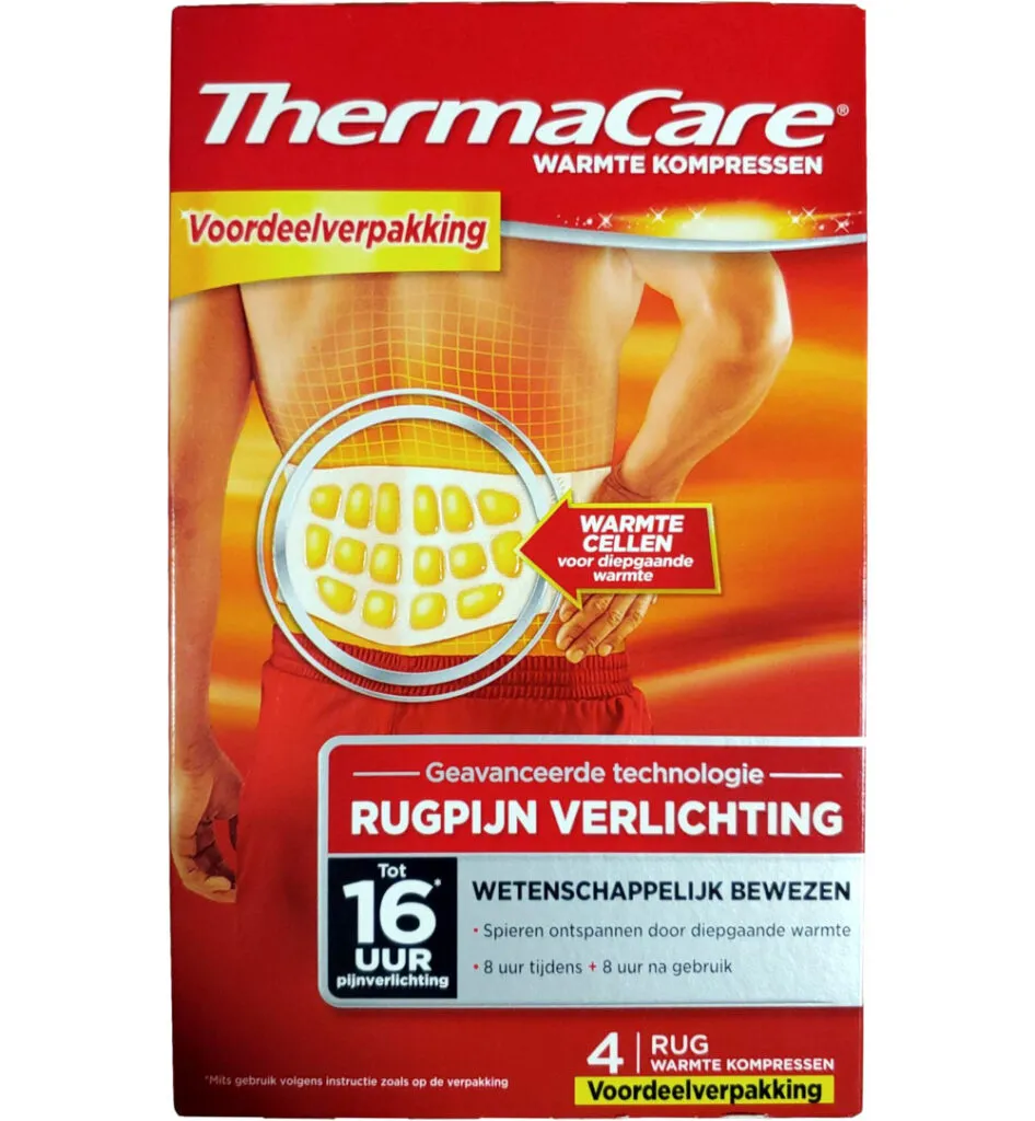 Thermacare Promopack Rug Kompres (4 stuks)