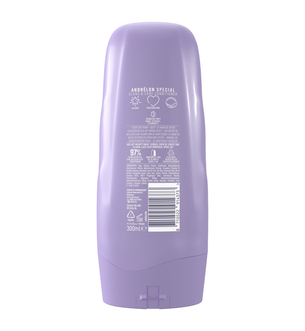 Andrelon Conditioner Glans & Care (300 ml) - image 2