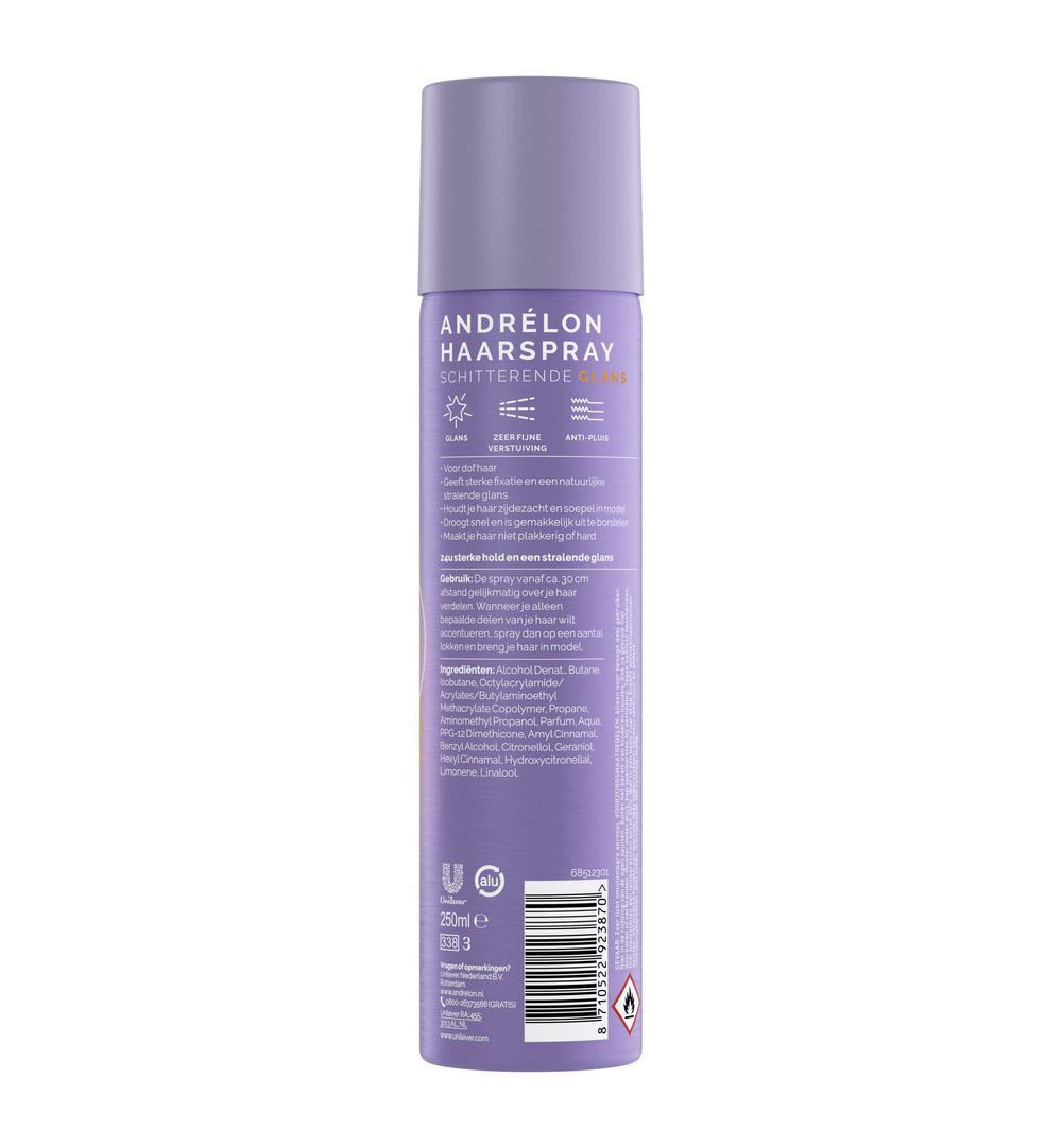 Andrelon Hairspray Glans (250 ml) - image 2