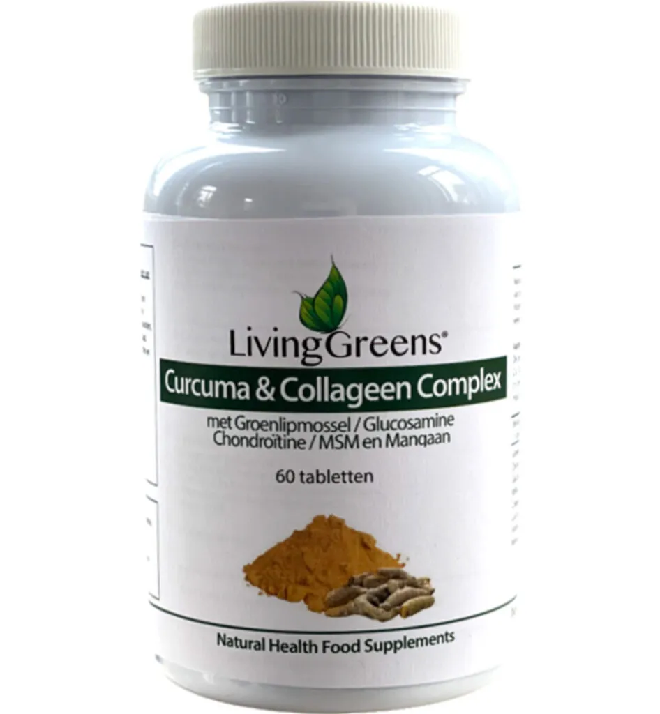 Livinggreens Curcuma & Collageen Complex (60 tabletten)