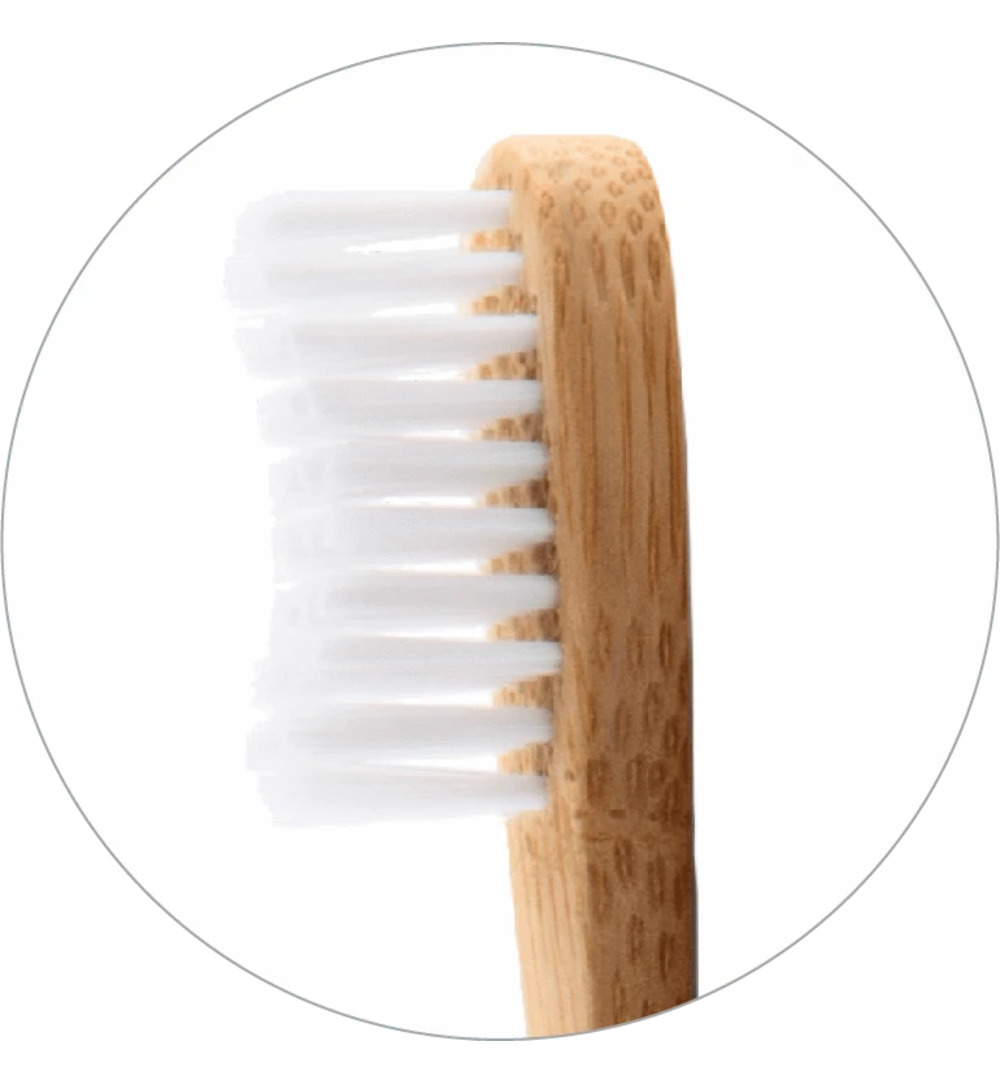 The Humble Co Tandenborstel bamboe medium wit (1 stuk) - image 3