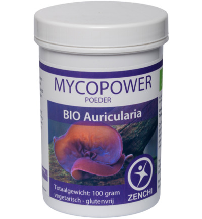 Mycopower Auricularia poeder bio (100 gr)