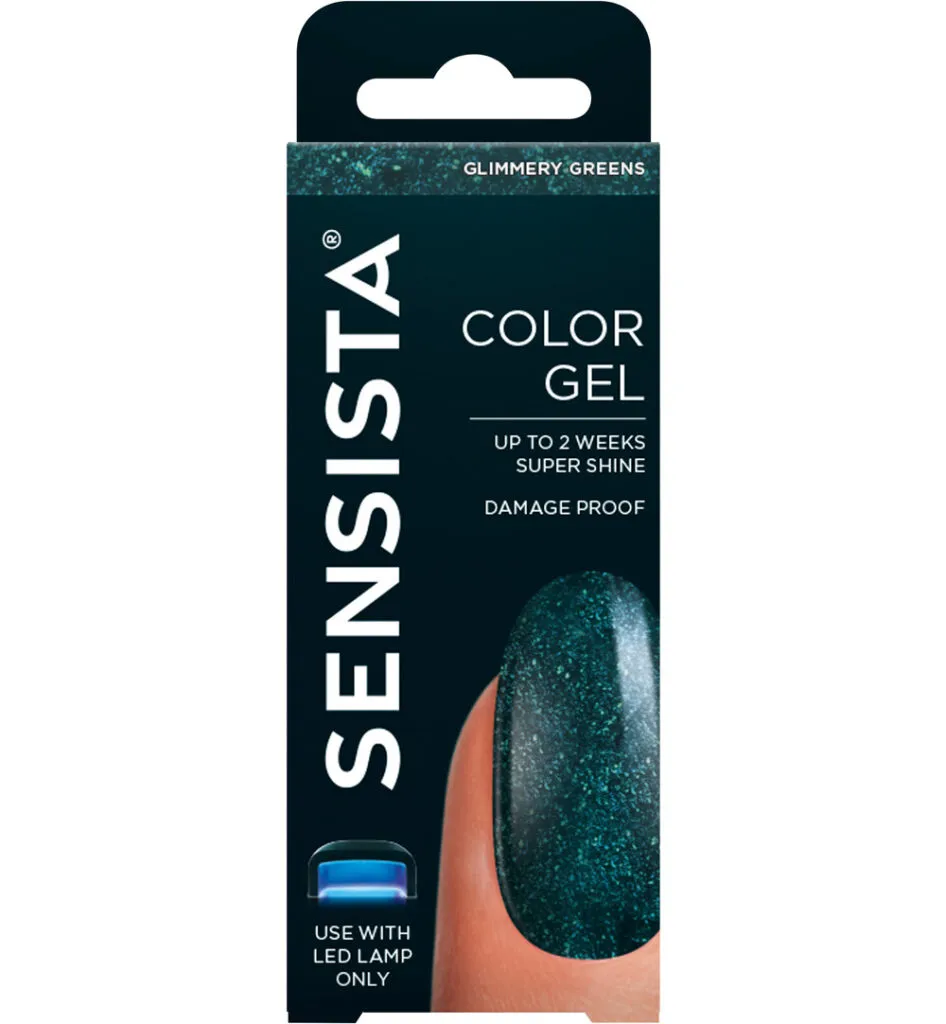 Sensista Color gel glimmerygreens (7,5 ml)