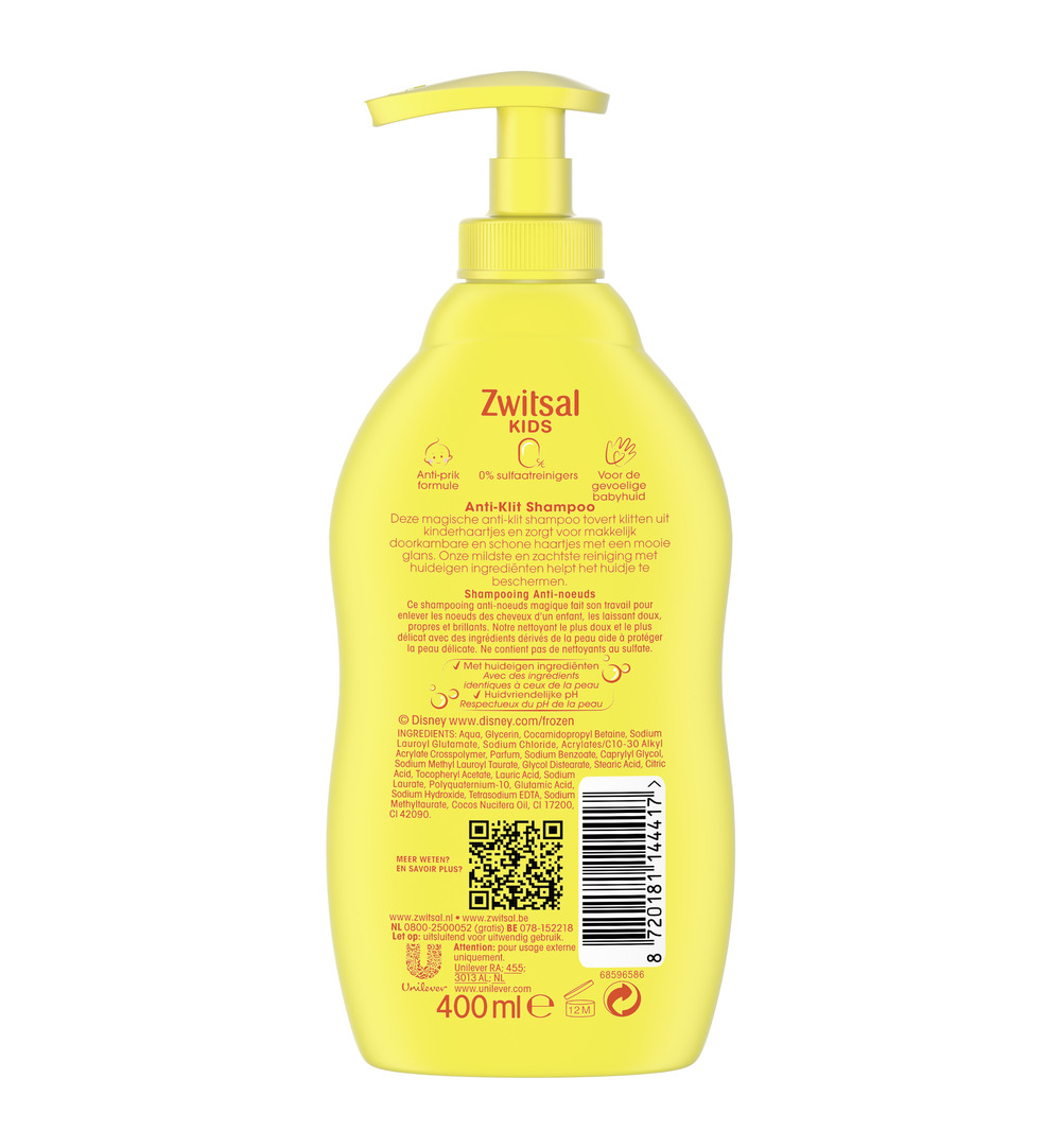 Zwitsal Shampoo kids meisje (400 ml) - image 2