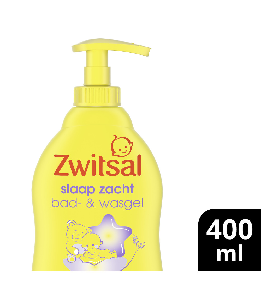 Zwitsal Bad/wasgel lavendel (400 ml)