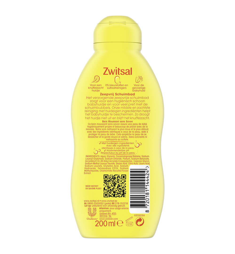 Zwitsal Schuimbad (200 ml) - image 2