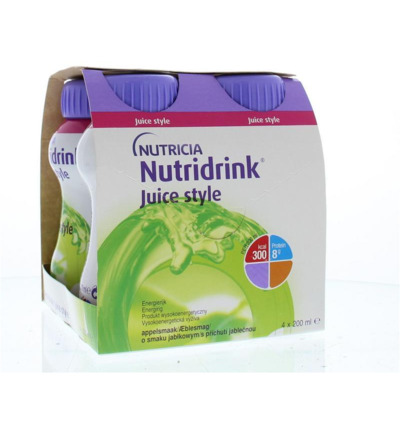 Nutridrink Juice Style Appel (4 stuks)