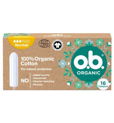 Ob Tampons organic normal (16 stuks)