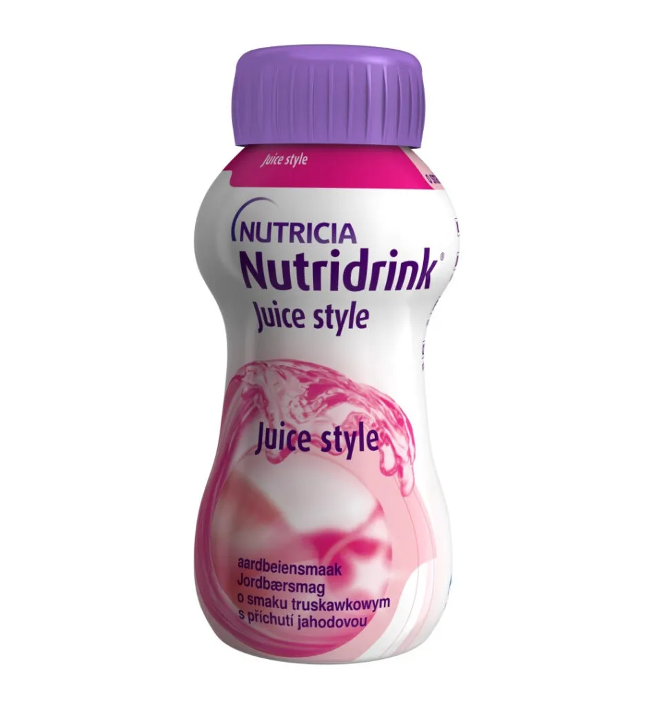Nutridrink Juice Style Aardbei 200ml (4 stuks)