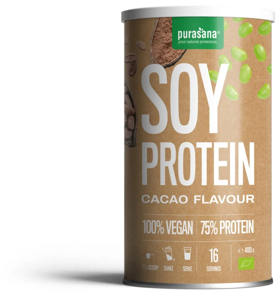 Purasana Vegan Proteine Soja - Cacao Bio (400 gr)