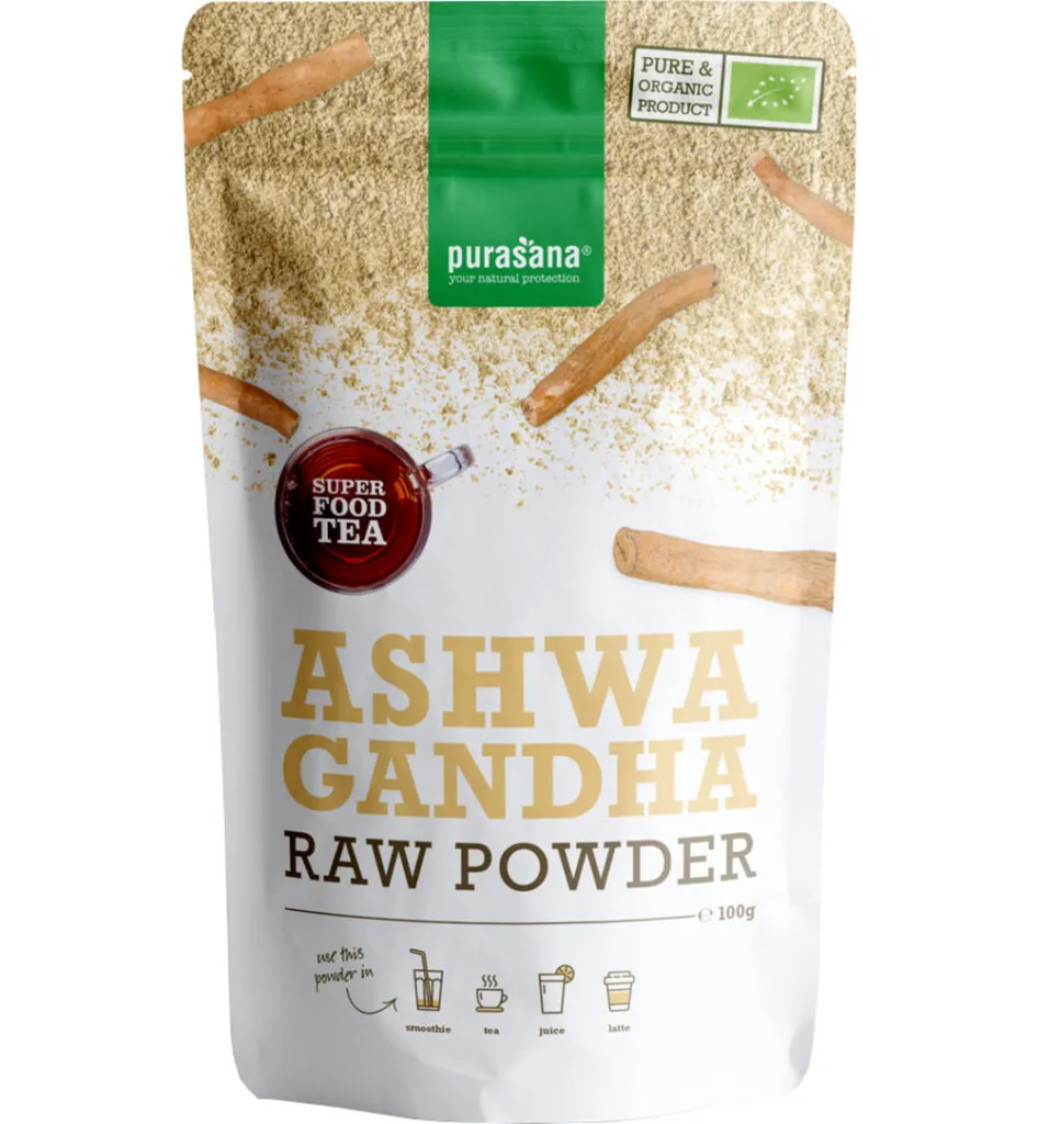 Purasana Ashwagandha Poeder - Vegan Bio (100 gr)