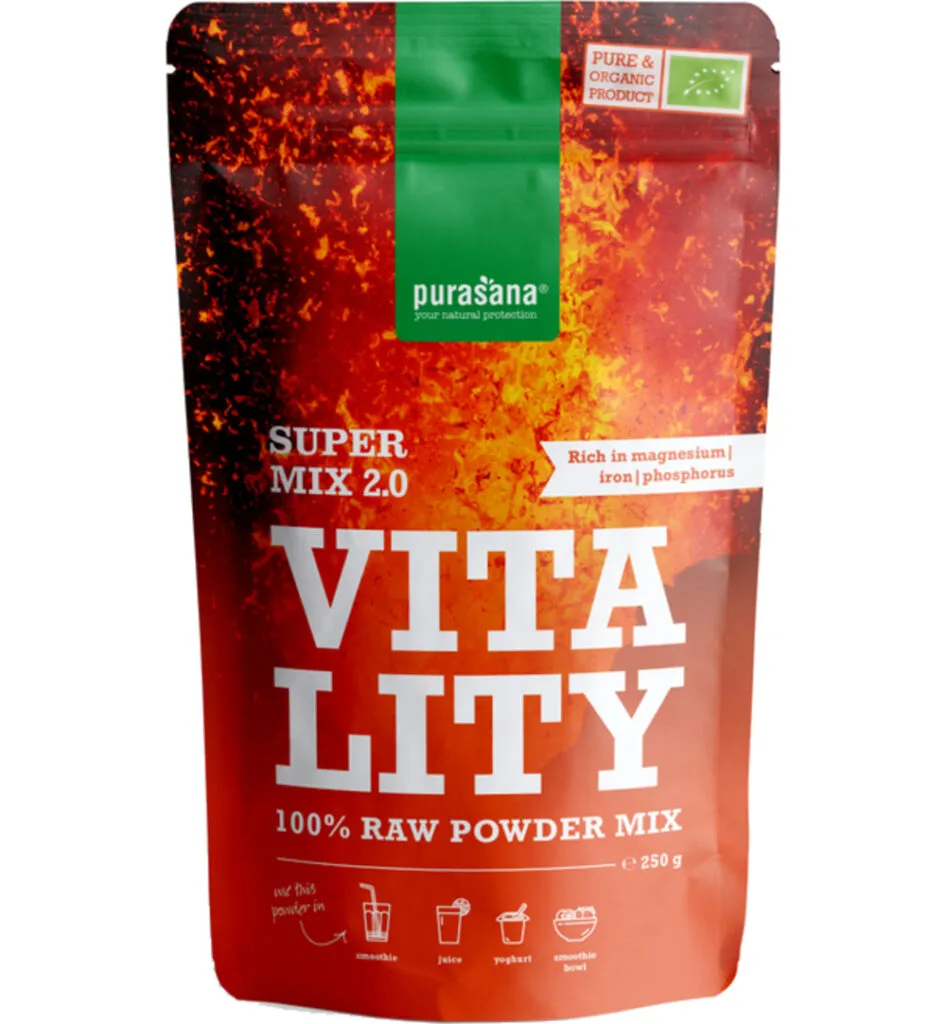 Purasana Vitality Mix 2.0 Vegan Bio (250 gr)