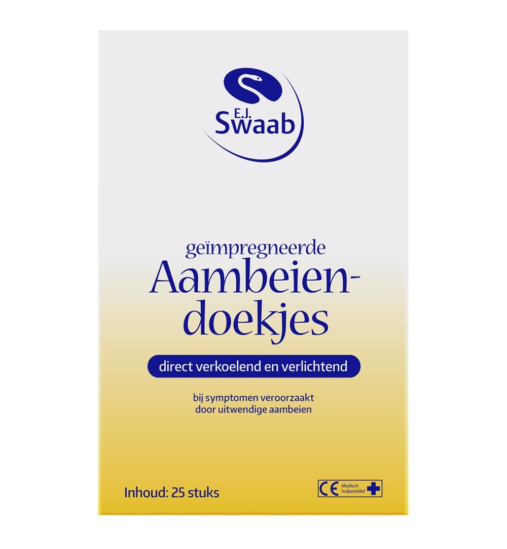 Dr. E.J. Swaab Geimpregneerde Aambeiendoekjes (25 stuks)