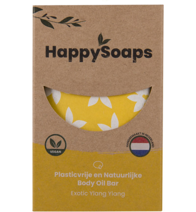 Happysoaps Body oil bar exotic ylang ylang (70 gr)