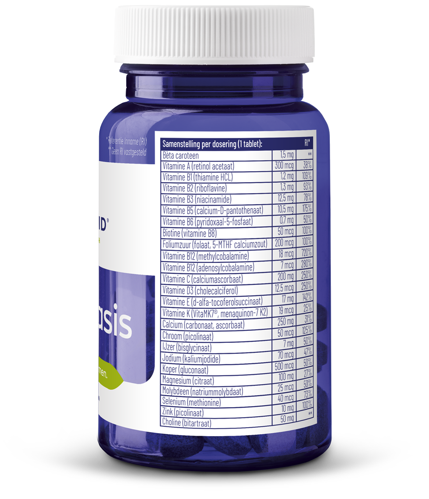 Vitakruid Multi Basis Met Natuurlijke Vormen (30 tabletten) - image 2