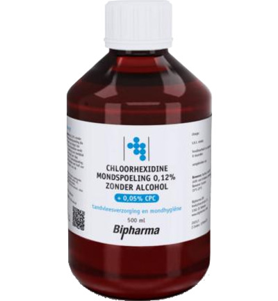 Bipharma Chloorhexidine mondspoeling 0.12% (500 ml)