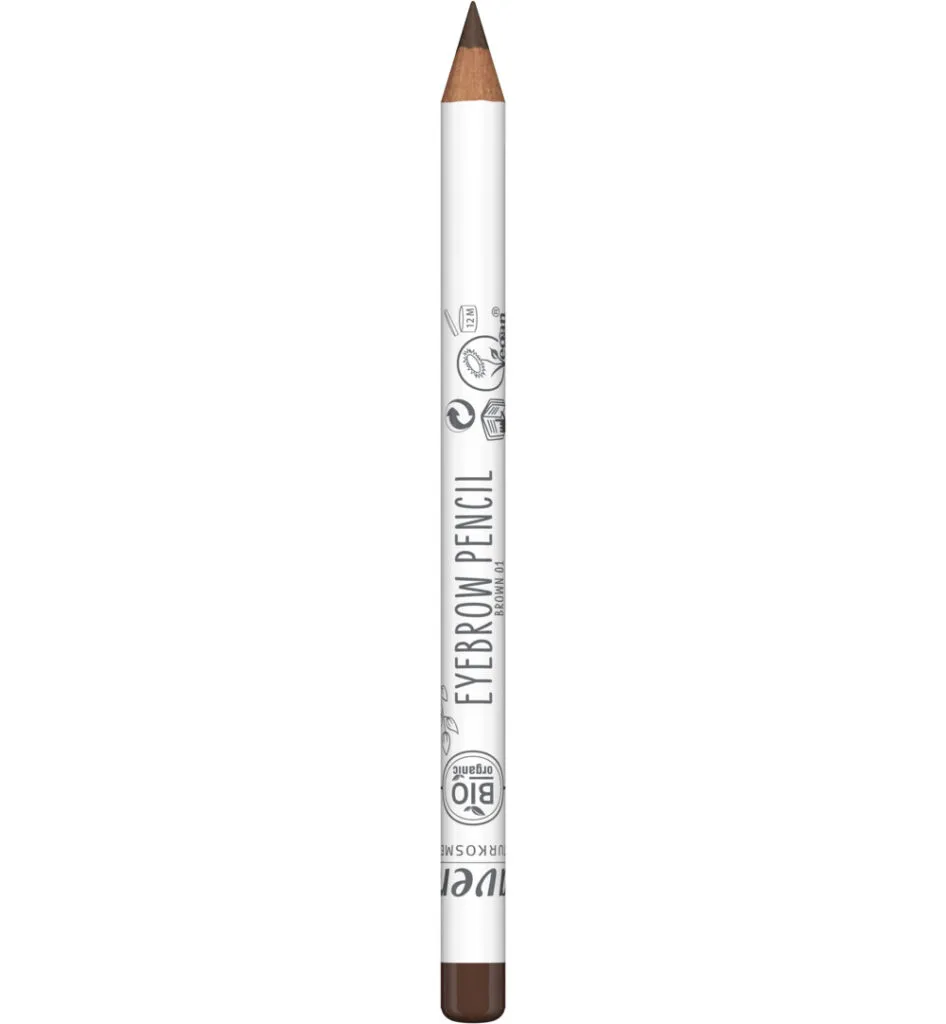 Lavera Eyebrow pencil/wenkbrauw potlood brown 1 bio (1 stuk)