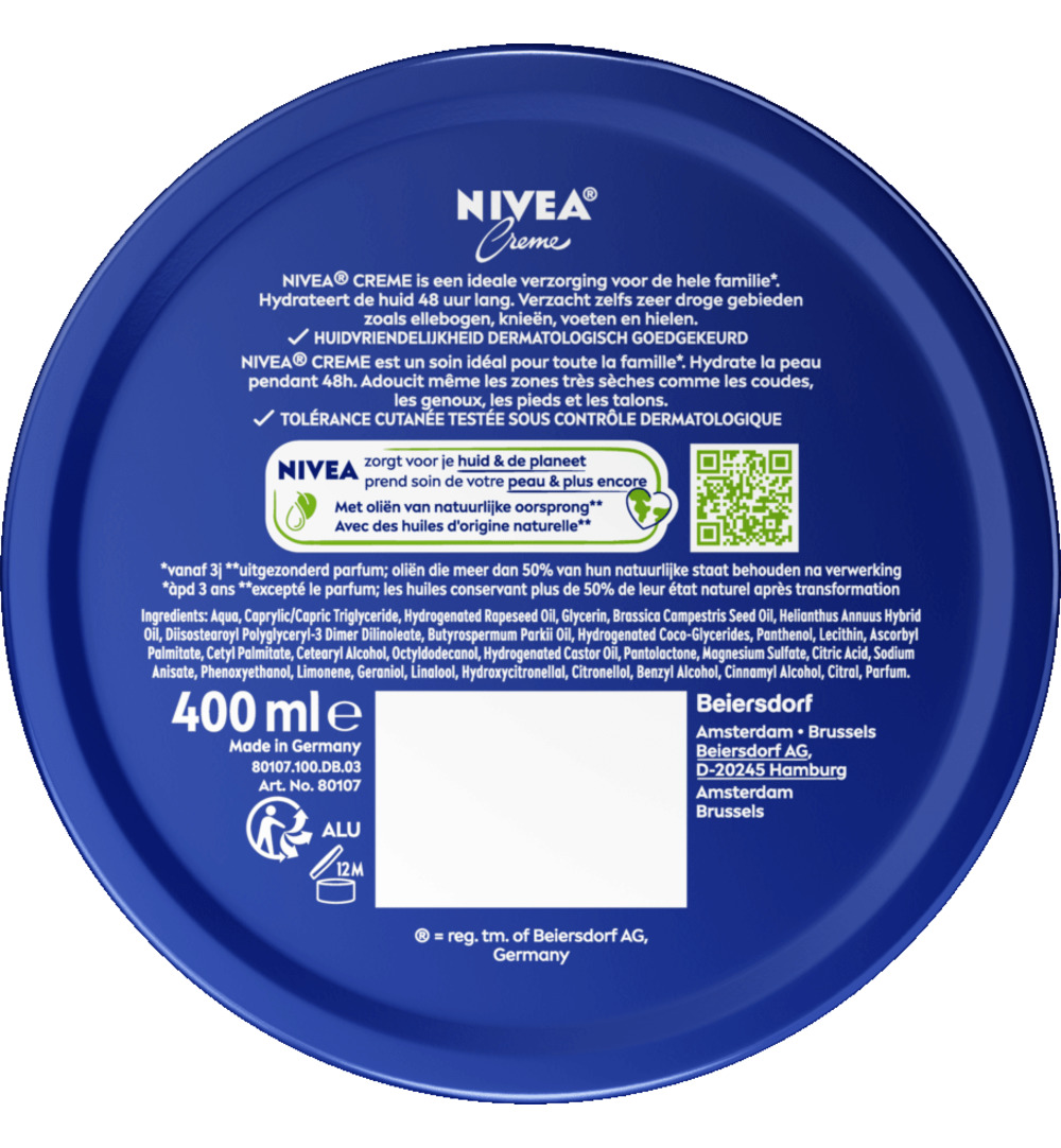 Nivea Creme (400 ml) - image 3