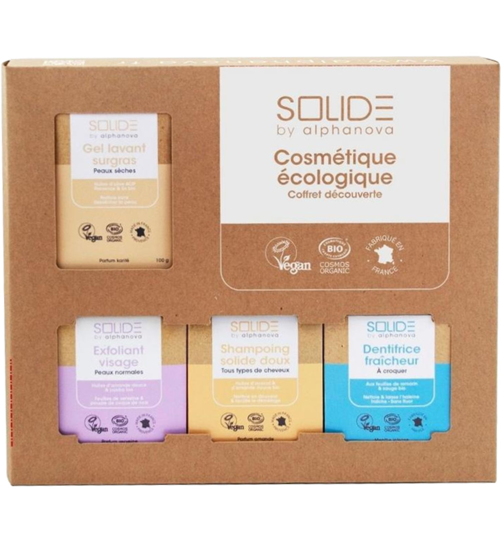 Alphanova Solide Giftbox droge huid 4 producten (1 stuk)
