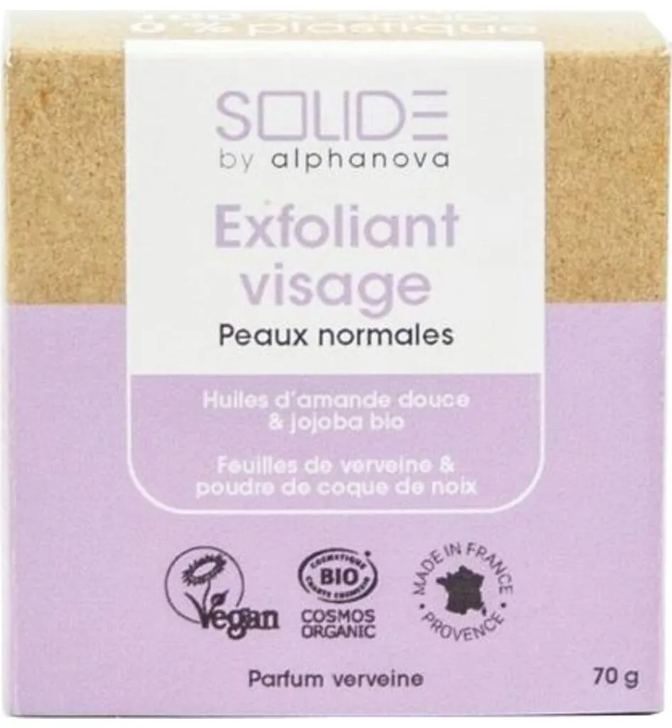 Alphanova Solide Exfoliating scrub blok (70 gr)