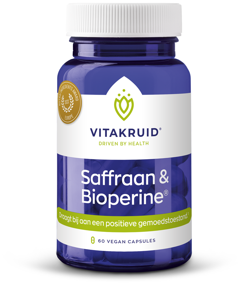 Vitakruid Saffraan 28 Mg (Affron®) & Bioperine (60 vega capsules)