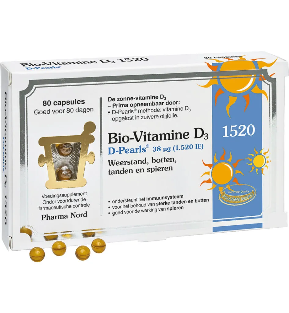 Pharma Nord Bio Vitamine D3 38mcg (80 capsules)
