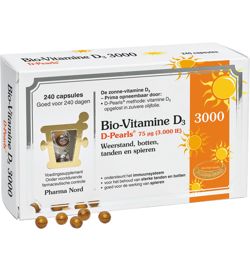 Pharma Nord Bio Vitamine D3 75 mcg (240 capsules)