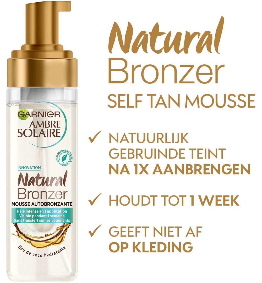 Garnier Ambre solaire zelfbruiner mousse (200 ml)