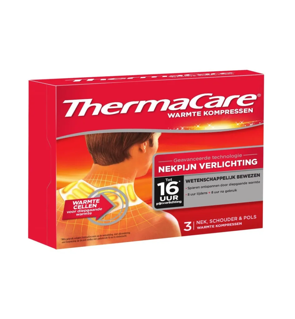 Thermacare Warmte Kompres Nek, Schouder, Pols (3 stuks)