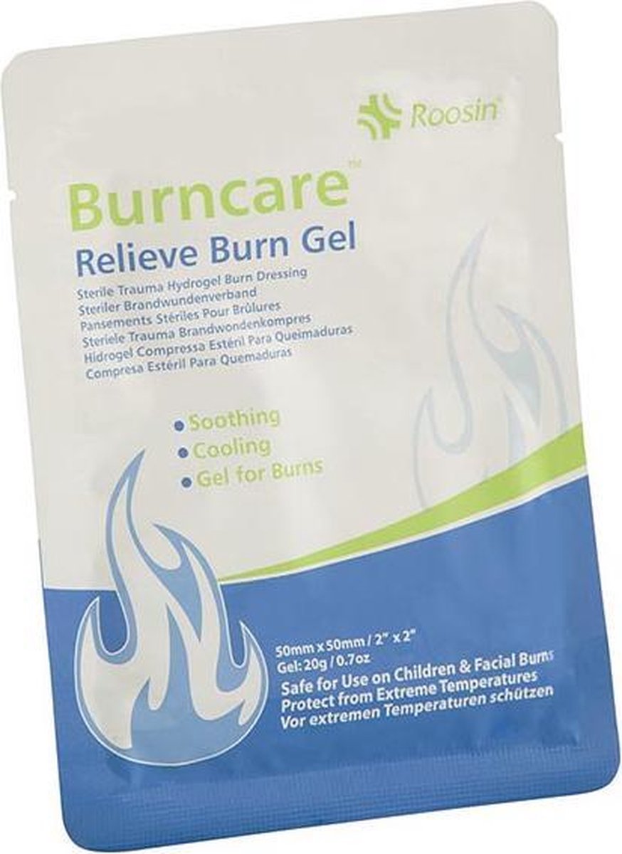 Roosin Burnc dressing 5x5 cm steriel (20 stuks)
