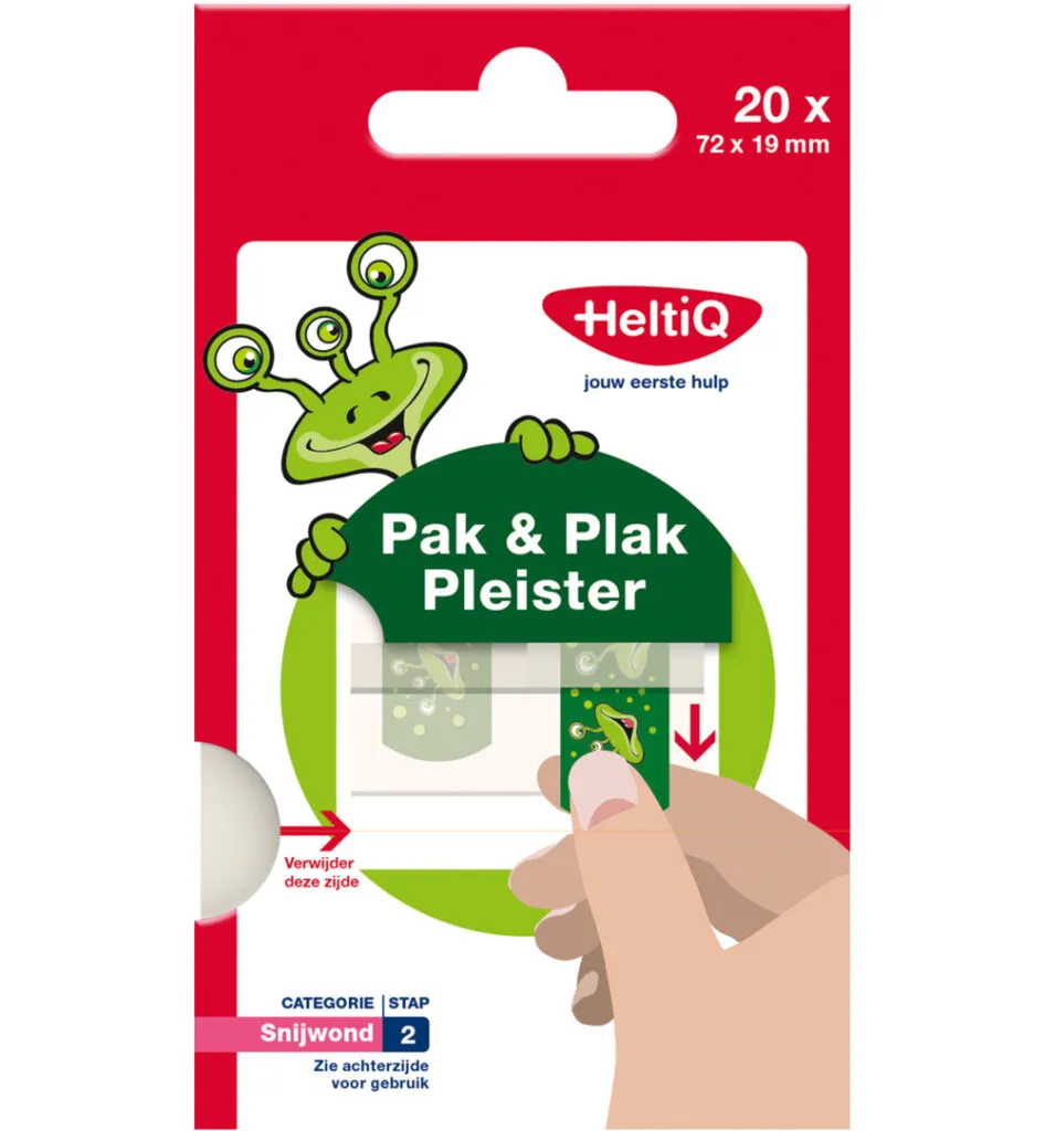 HeltiQ Pak & plakgroen (20 stuks)