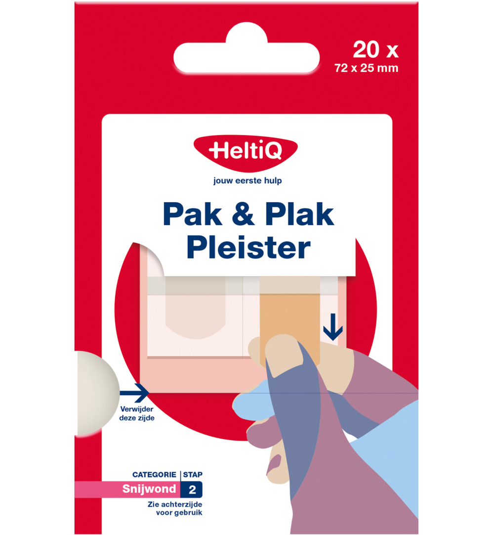HeltiQ Pak & plak textiel (20 stuks)