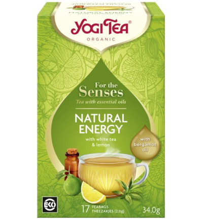 Yogi Tea For the sence natural energy bio (17 stuks)