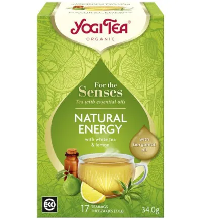 Yogi Tea For the sence natural energy bio (17 stuks)