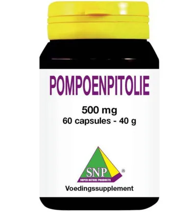Snp Pompoenpitolie 500mg (60 capsules)