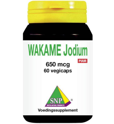 Snp Wakame jodium 650mcg (60 vega capsules)