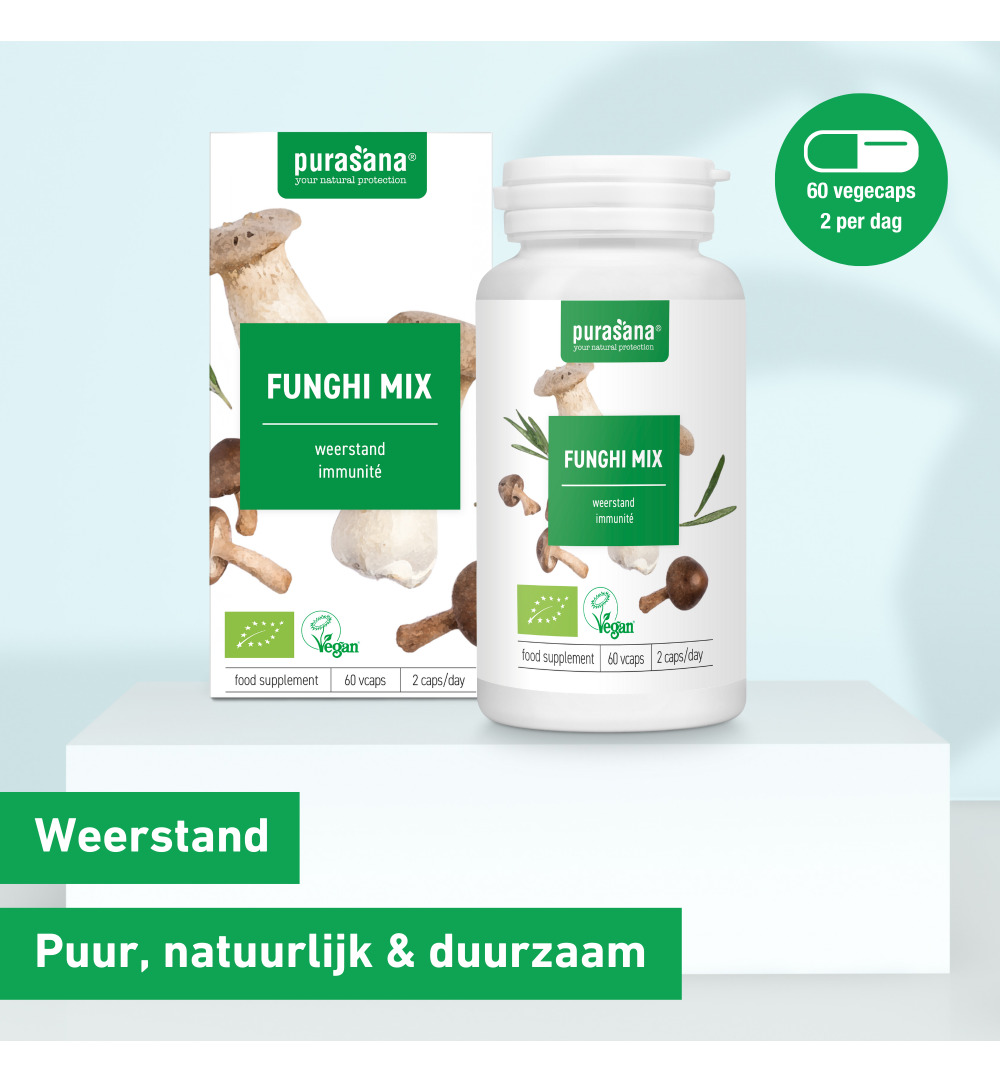 Purasana Funghi Mix Vegan Bio (60 vega capsules) - image 6
