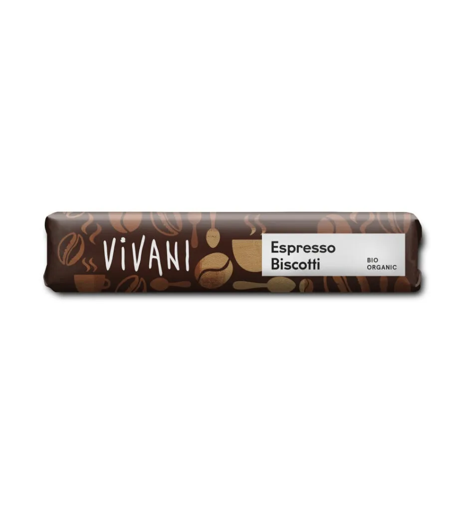 Vivani Espresso biscotti bar bio (40 gr)