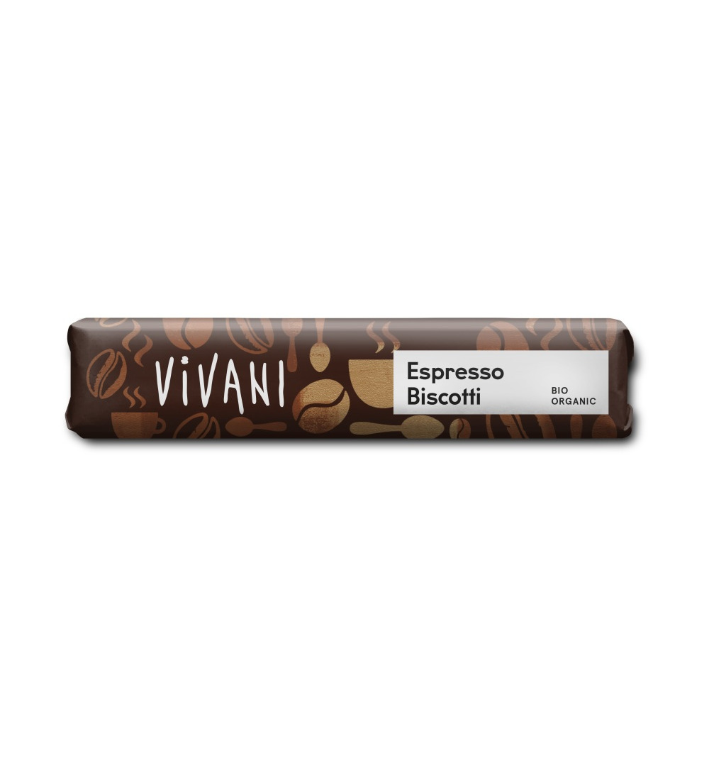 Vivani Espresso biscotti bar bio (40 gr)