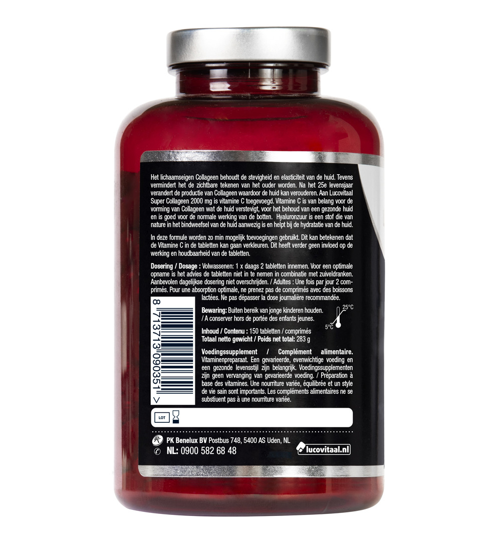 Lucovitaal Super Collageen 2000Mg (150 tabletten) - image 2