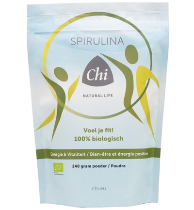 Chi Natural Life Spirulina Poeder Bio (240 gr)