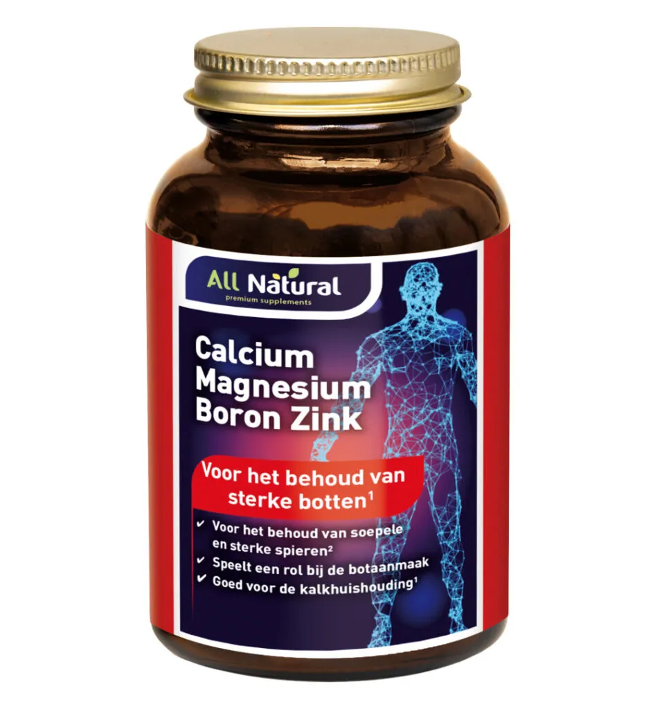 All Natural Calcium magnesium boron zink (90 tabletten)