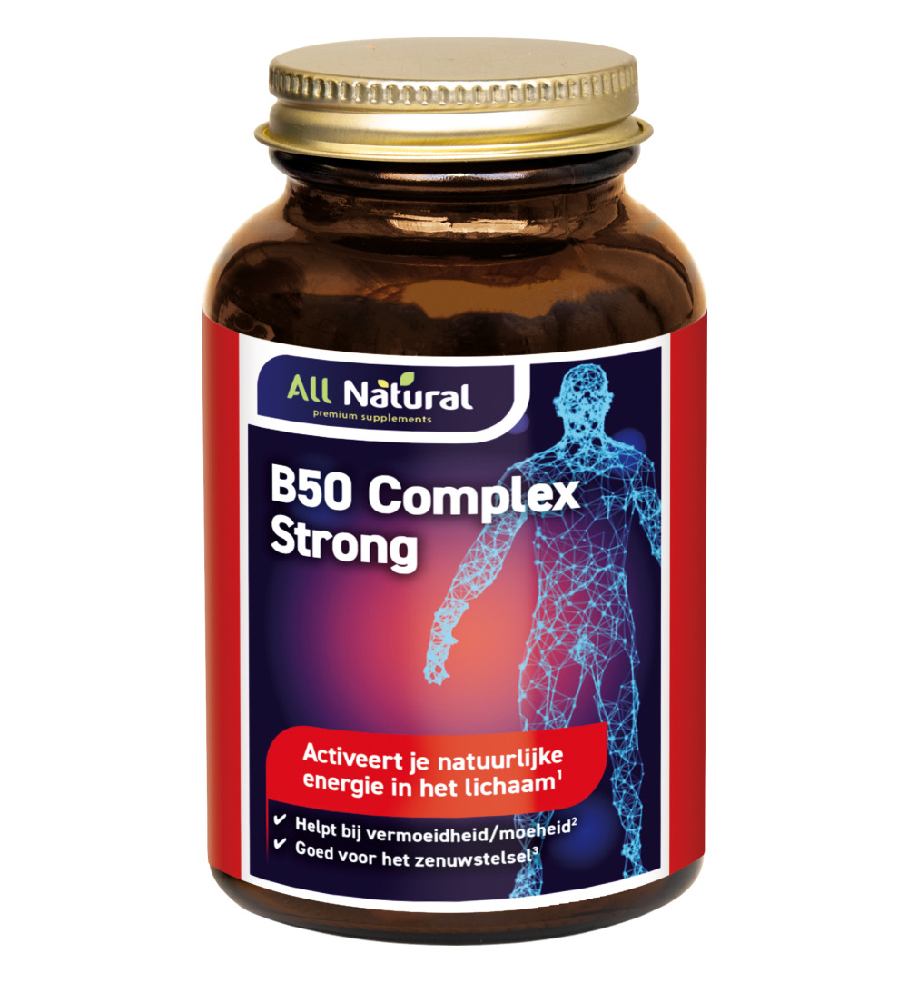 All Natural Vitamine B50 complex (60 capsules)