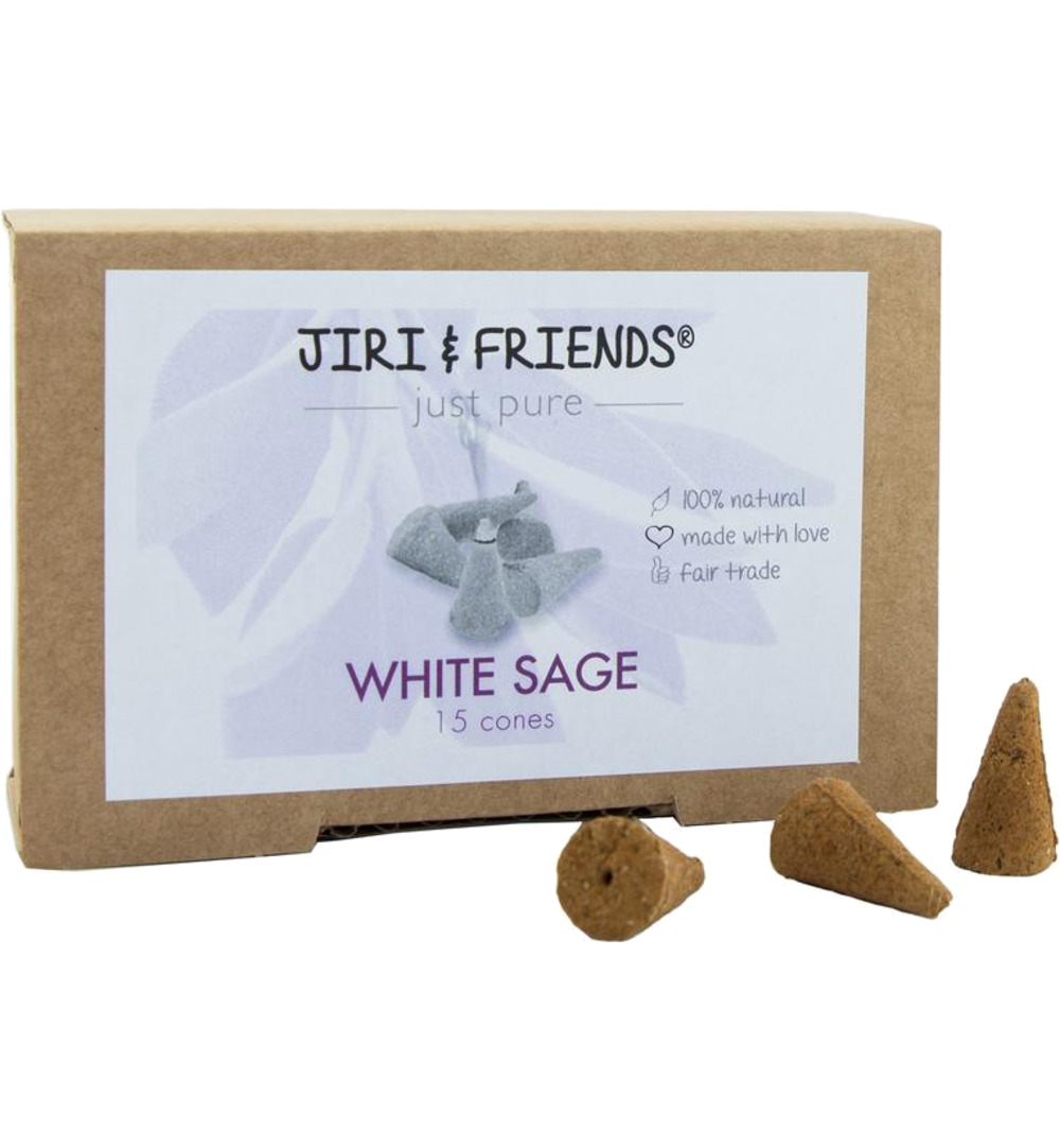 Jiri & Friends Cones witte salie (1 stuk)