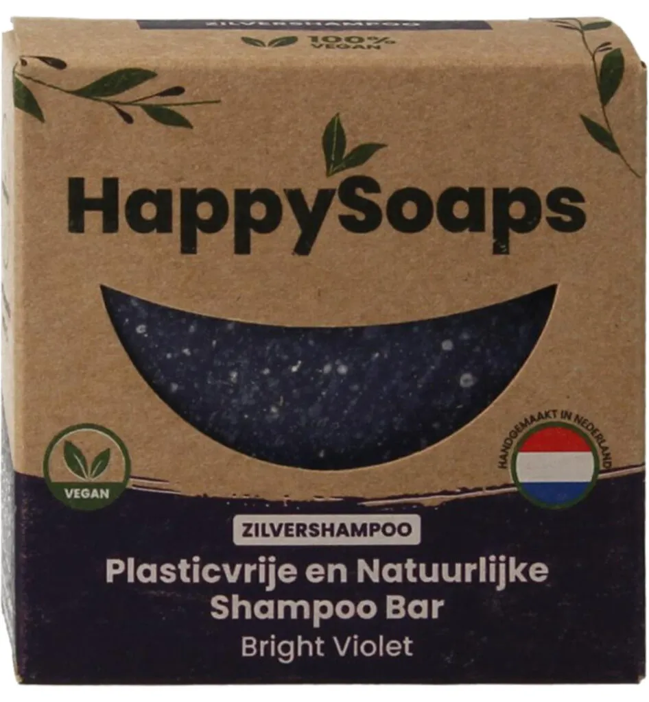 Happysoaps Shampoo bar bright violet (70 gr)