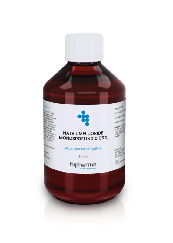 Bipharma Natriumfluoride 0,05% mondspoe ling (500 ml)