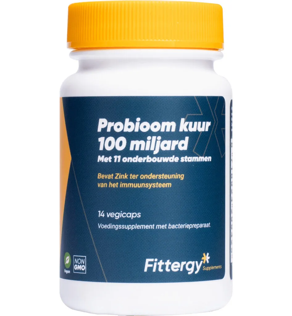 Fittergy Probioom Kuur 100 Miljard (14 vega capsules)