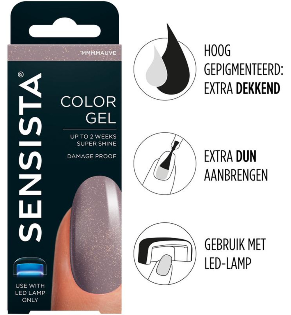 Sensista Color gel mmmmauve (7,5 ml)