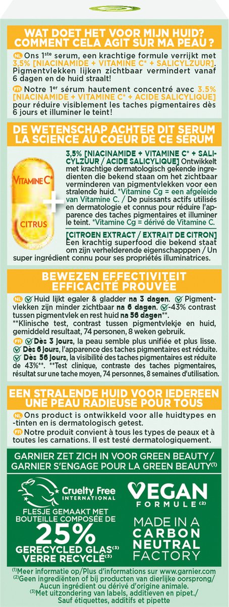 Garnier Skin Activ Vitc Anti-Dark Spot Serum (30 ml)